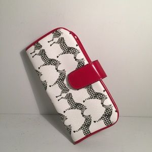 axel wallet zebra print